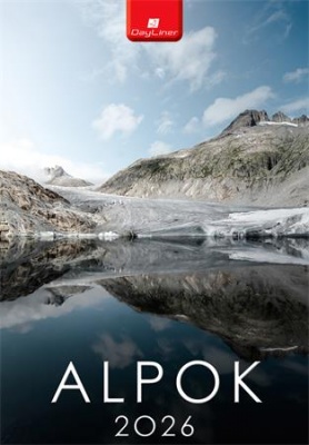 Naptár, fali, DAYLINER, "Alpok"