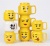 Bögre, kerámia, 255 ml, LEGO, Skeleton